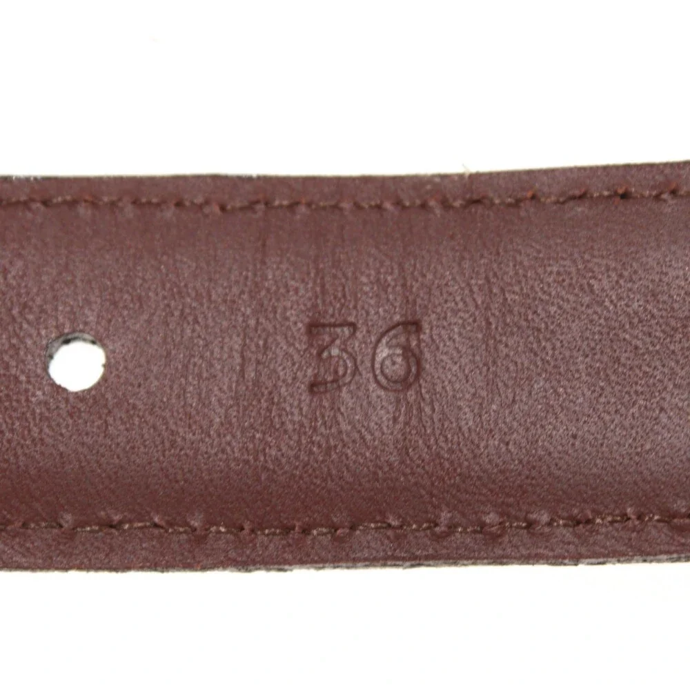 Torino Leather Company NWT Braided / Woven Belt Size 36 US in Brown Leather